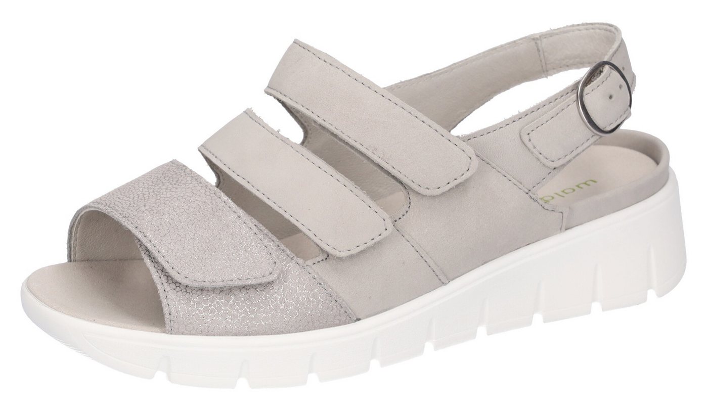 Waldläufer M-WIOLA Keilsandalette, Sandale, Sommerschuh, Komfortschuh mit Klett, M-Weite