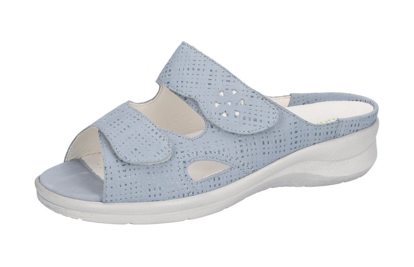 Waldläufer MERLE Pantolette, Klettschuh, Sommerschuh, Bequemschuh in Spezialweite M