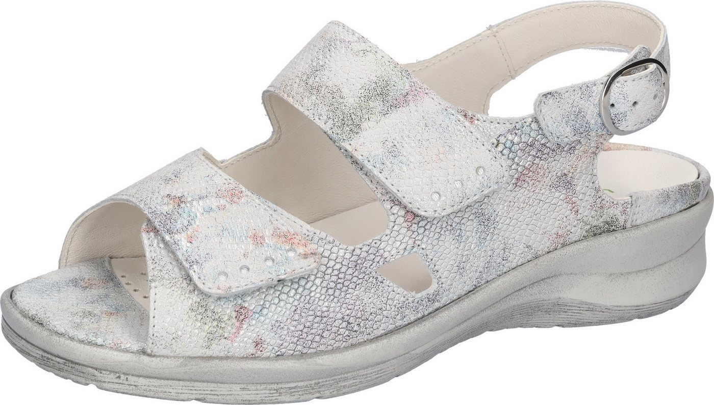 Waldläufer MERLE Sandale Sommerschuh, Bequemschuh, Klett- und Druckknopfverschluss, M-Weite
