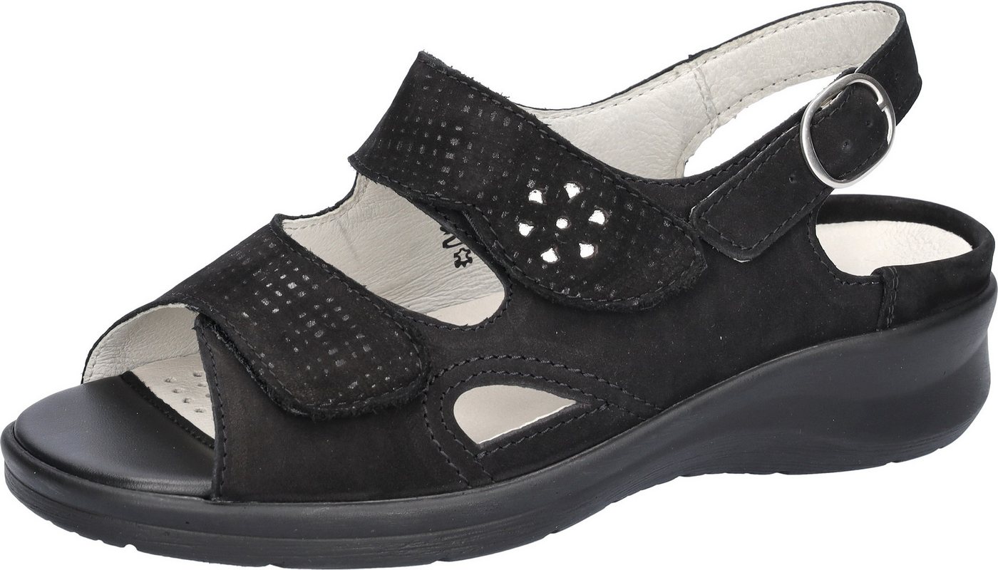 Waldläufer MERLE Sandale Sommerschuh, Komforschuh, Bequemschuh mit Klettverschlüsse, M-Weite