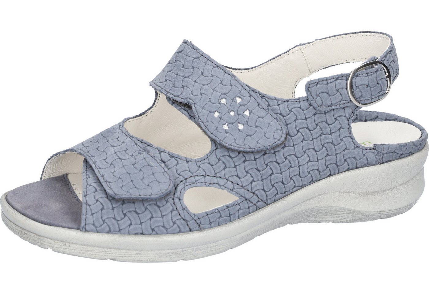 Waldläufer MERLE Sandale Sommerschuh mit Klett- und Druckknopfverschluss, M-Weite