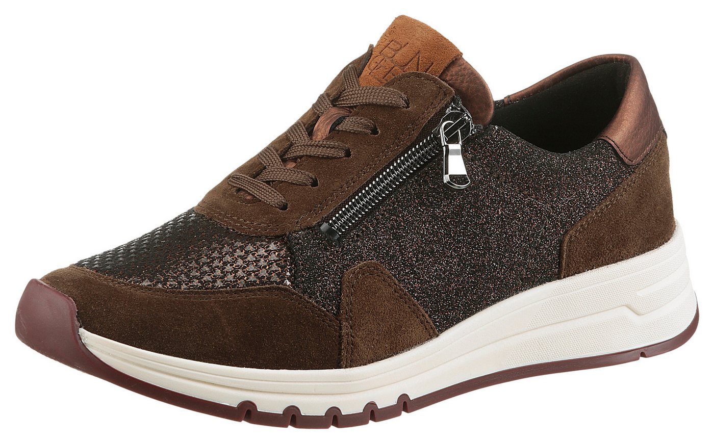 Waldläufer Plateausneaker Bequemschuh, Schnürschuh, Halbschuh mit seitlichem Reißverschluss