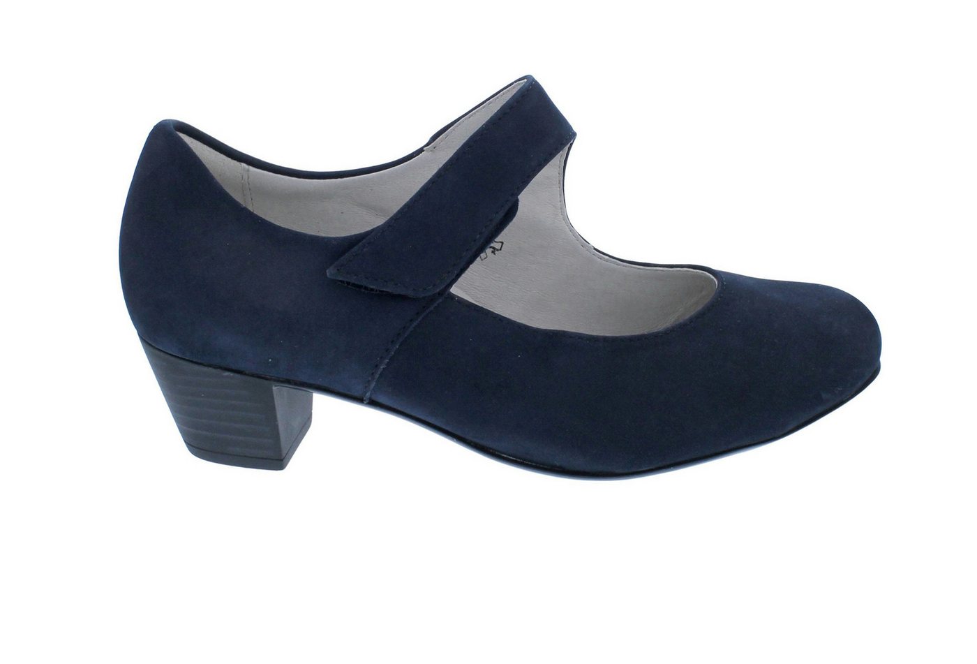 Waldläufer Pumps Hilaria 358312-191-217, Marine - Dunkelblau, Nubukled Pumps