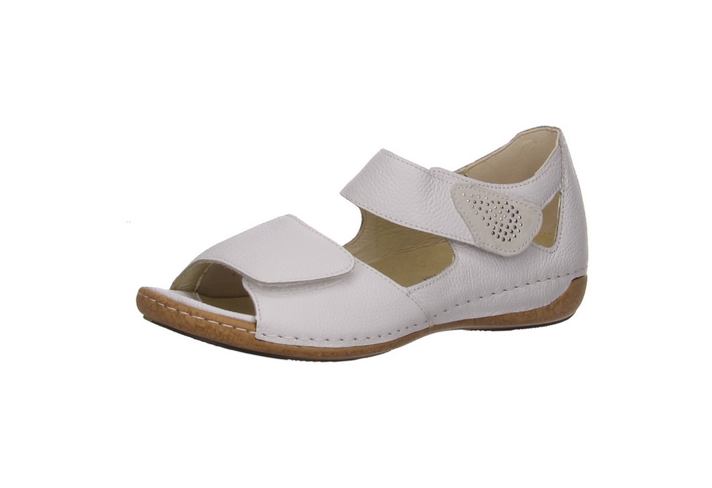 Waldläufer Riemchensandalette (weiß)