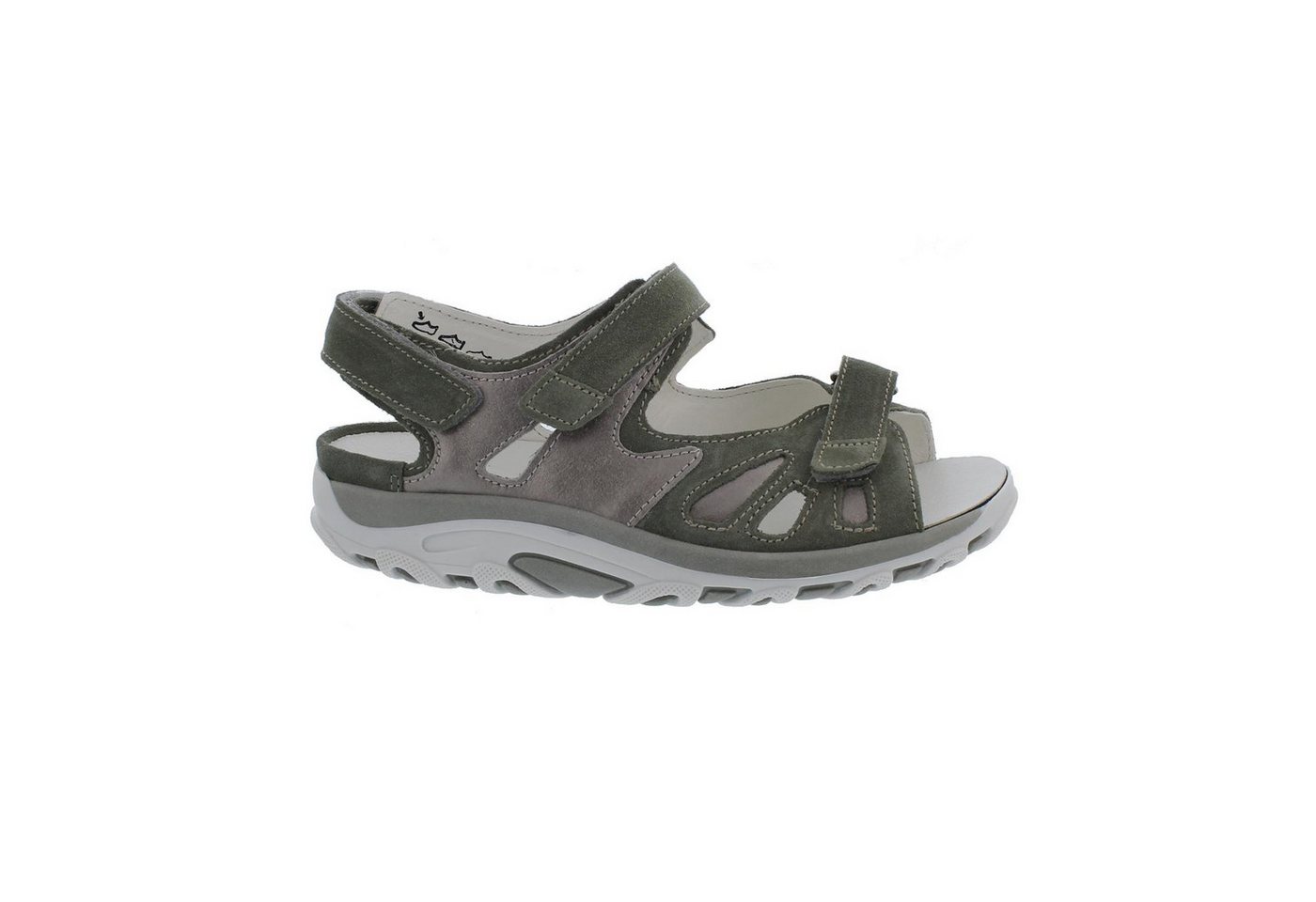 Waldläufer Sandale Hanni 448001-235-293, Dynamic Abrollsohle, Velours- Sandale