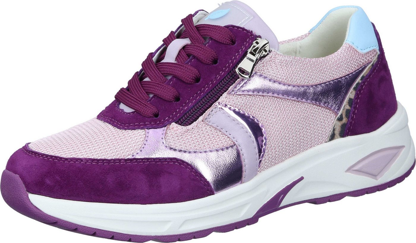 Waldläufer Schnürer Schnürschuh aus Nubuk/Leder