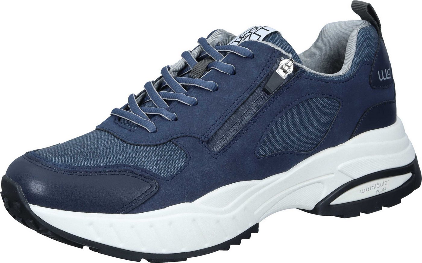 Waldläufer Schnürer Schnürschuh aus strapazierfähigem Synthetik