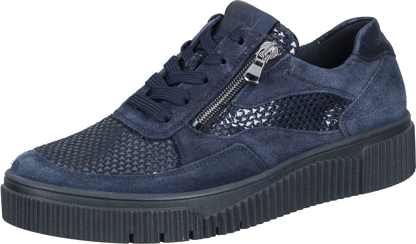 Waldläufer Schnürer Schnürschuh aus Stretch Material