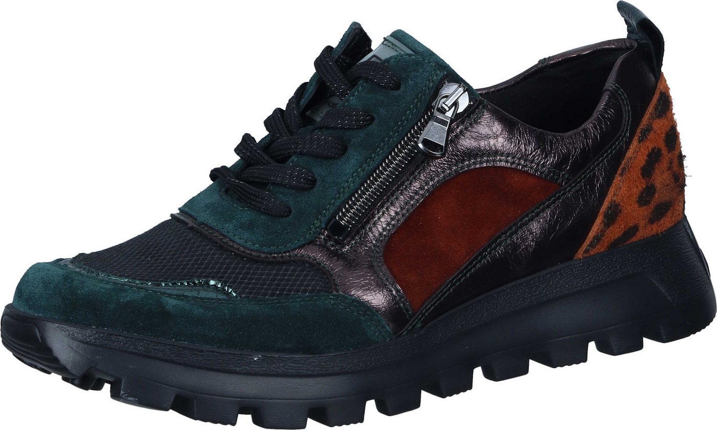 Waldläufer Schnürer Schnürschuh aus Stretch Material