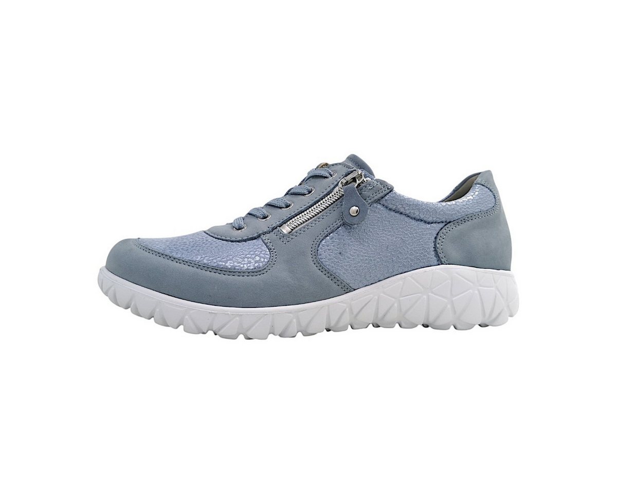 Waldläufer Schnürer Schnürschuh (blau)