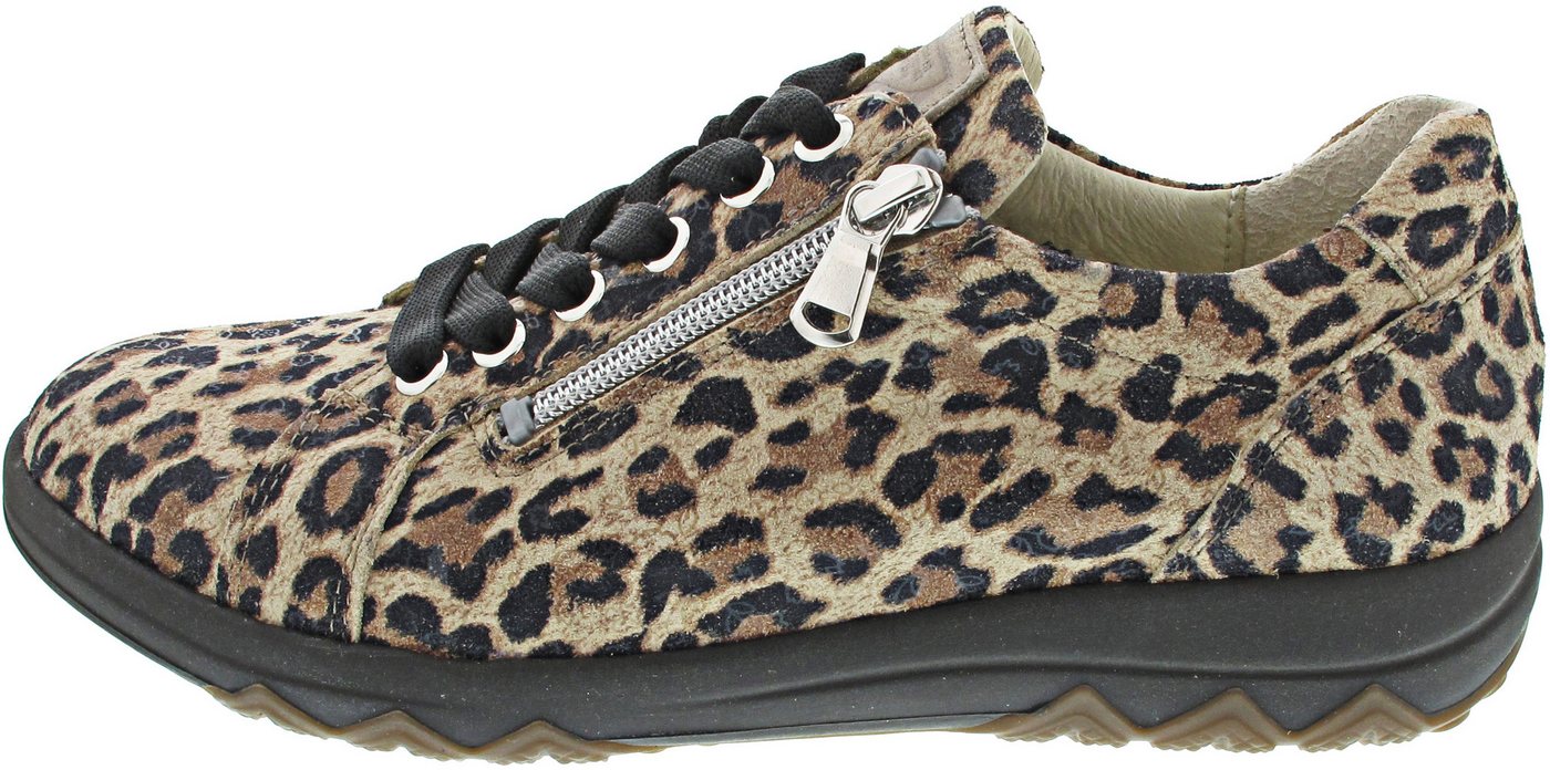 Waldläufer Schnürschuh (beige/bunt)