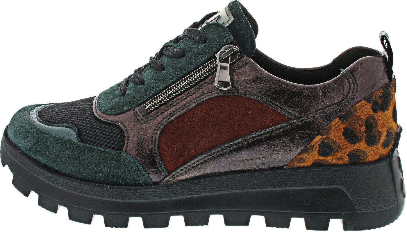 Waldläufer Schnürschuh (bunt/schwarz)