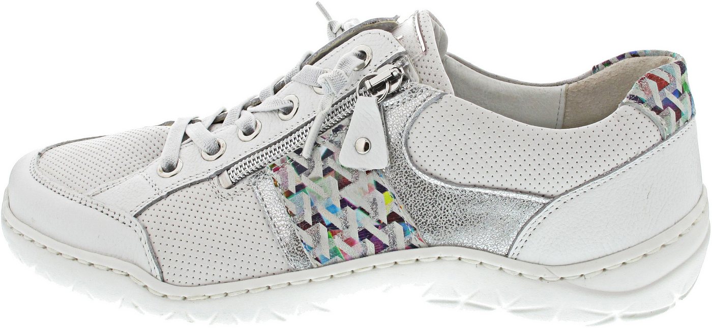 Waldläufer Schnürschuh (silber/weiß)