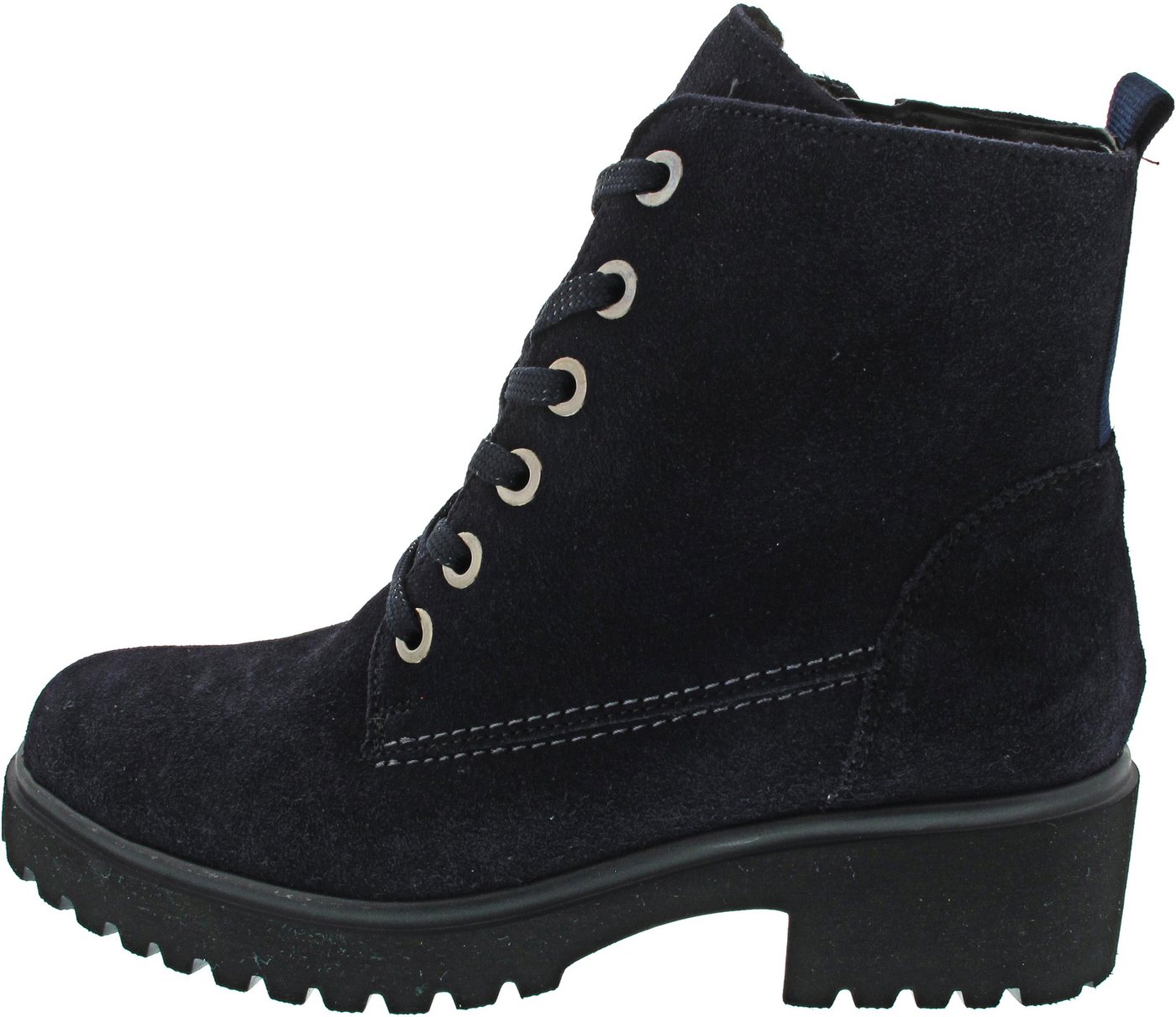 Waldläufer Schnürstiefelette (blau)
