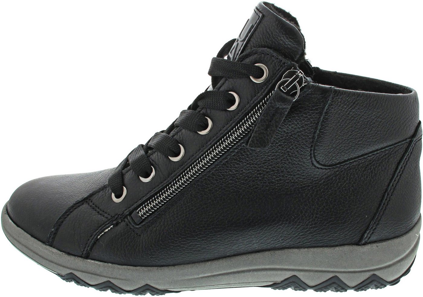 Waldläufer Schnürstiefelette (schwarz)