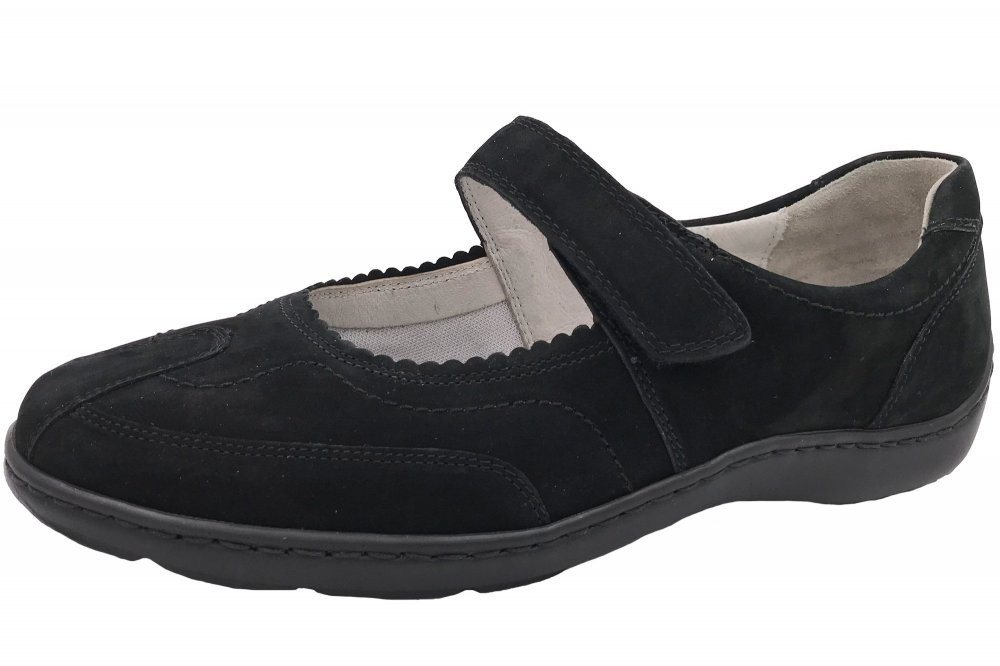 Waldläufer Slipper (schwarz)