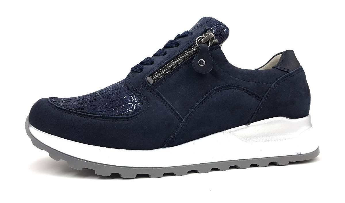 Waldläufer Sneaker Schnürschuh (blau)