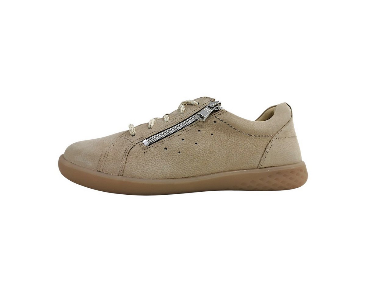 Waldläufer sportlicher Schnürer Schnürschuh (beige)