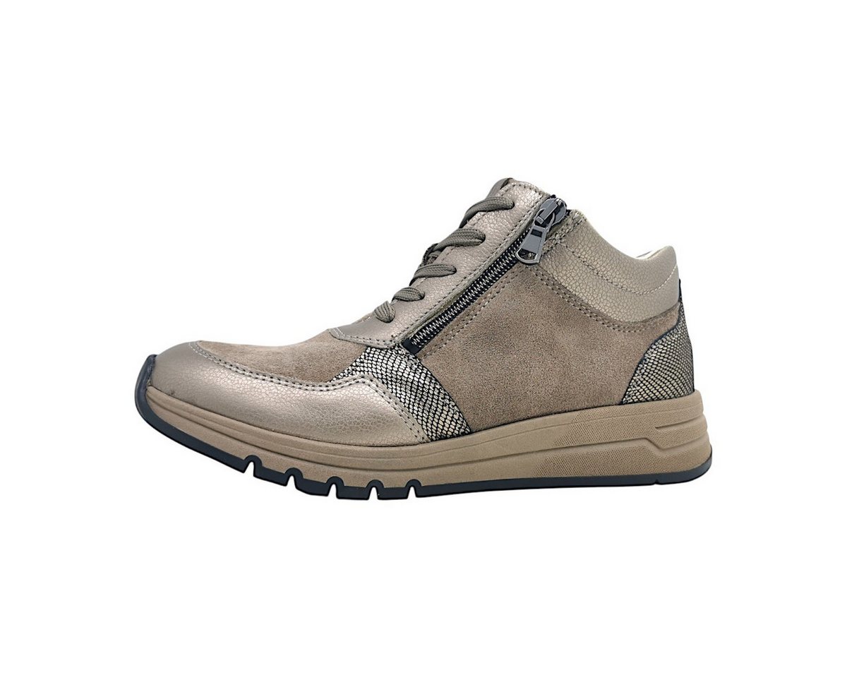 Waldläufer sportlicher Schnürer Schnürschuh (braun)