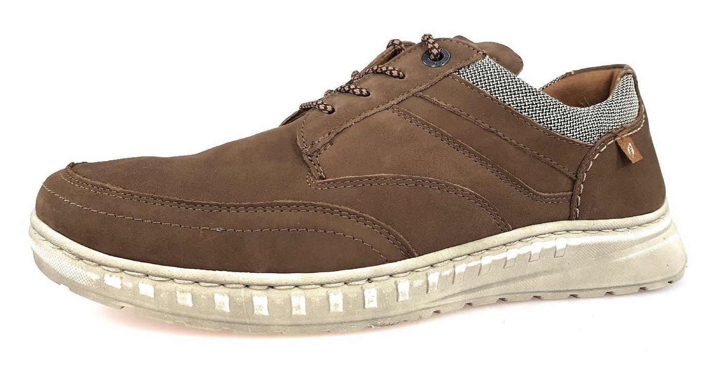 Waldläufer sportlicher Schnürer Schnürschuh (braun)