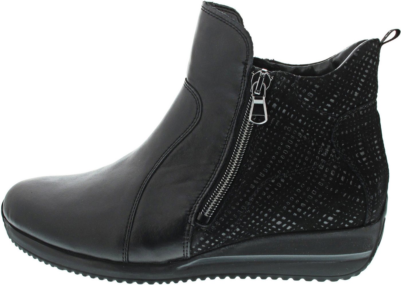 Waldläufer Winterstiefelette (schwarz)