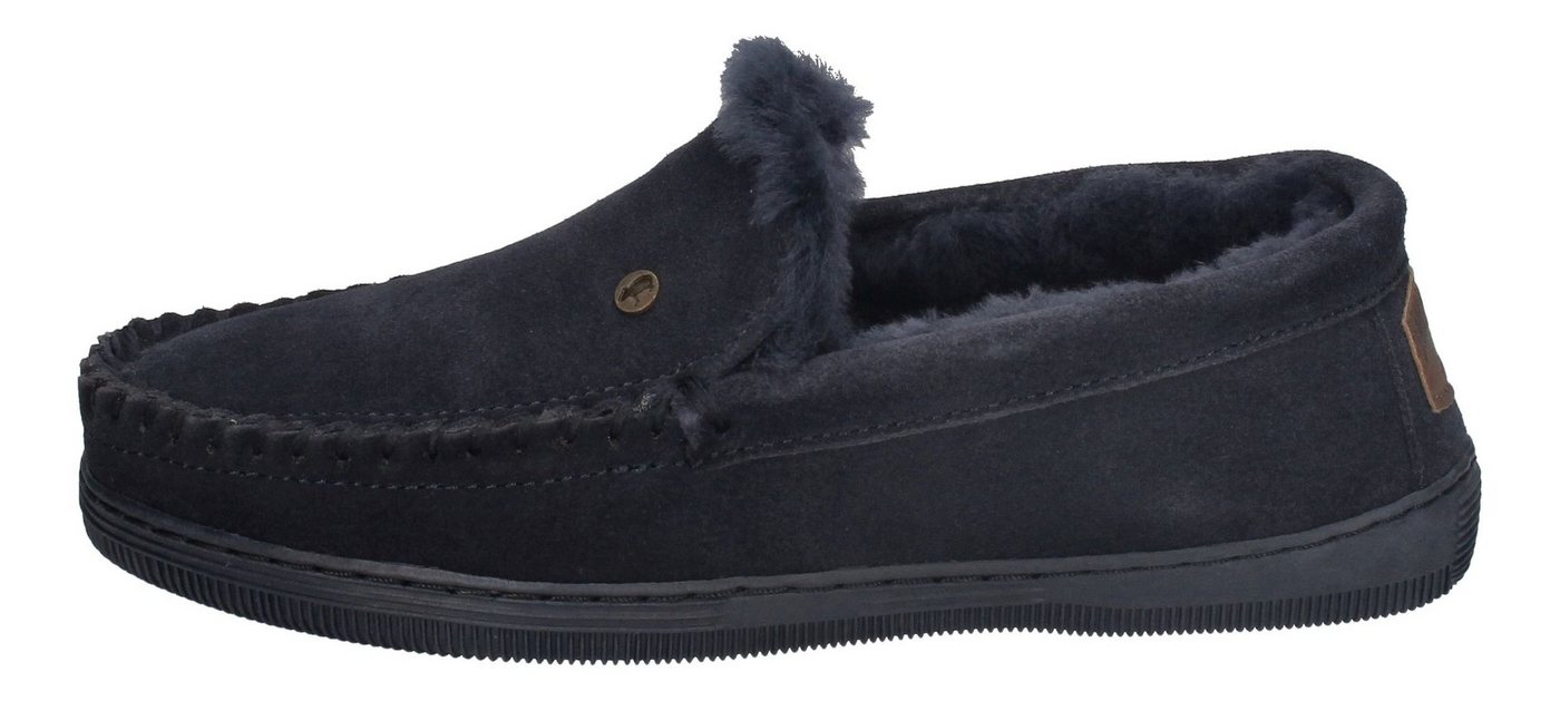 Warmbat Grizzly Suede GRZ4410-45 Hausschuh Navy