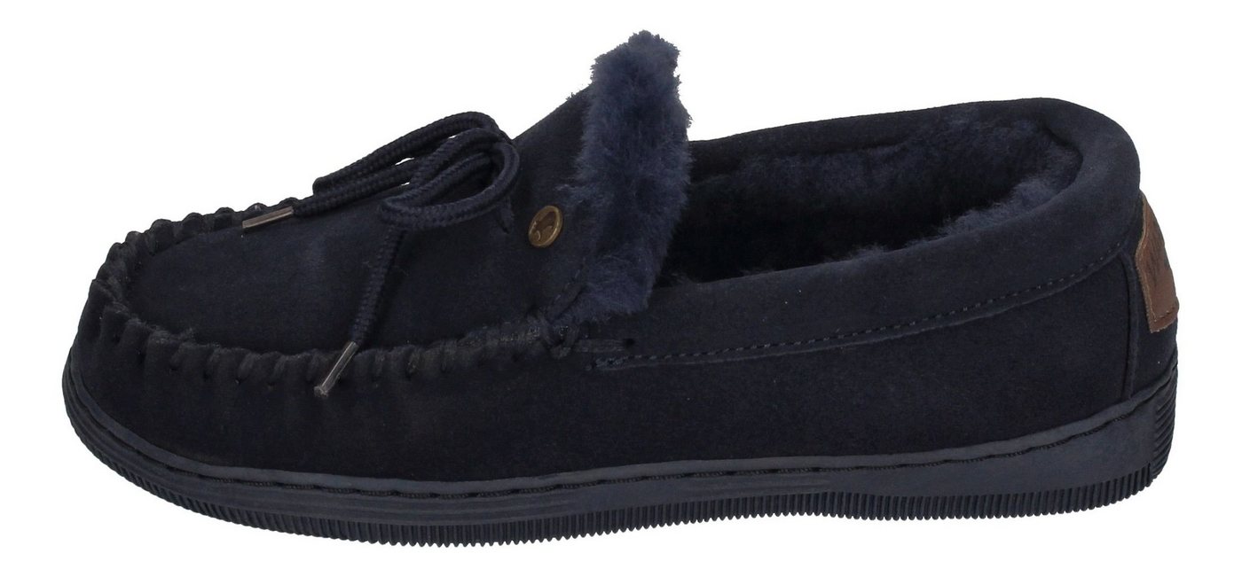 Warmbat Koala Suede Hausschuh Navy