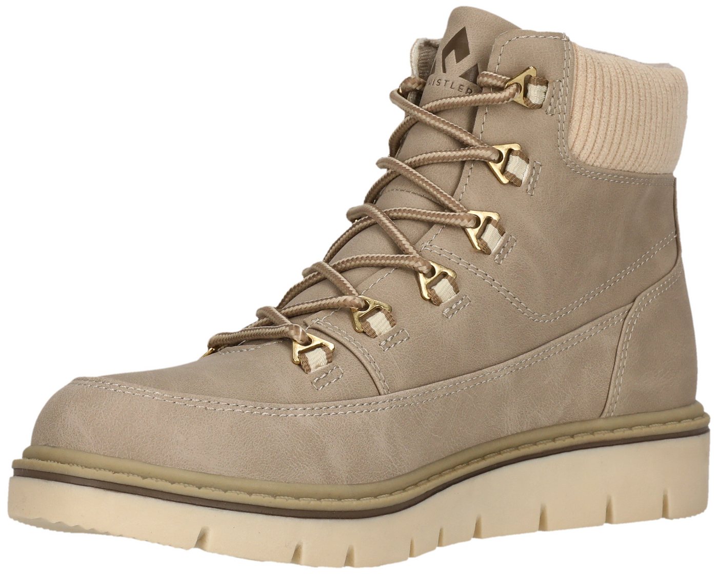 WHISTLER Naje W Boot Winterboots Winterstiefel, Schnürstiefel, Winterschuhe, Snowboots, gefüttert (braun)