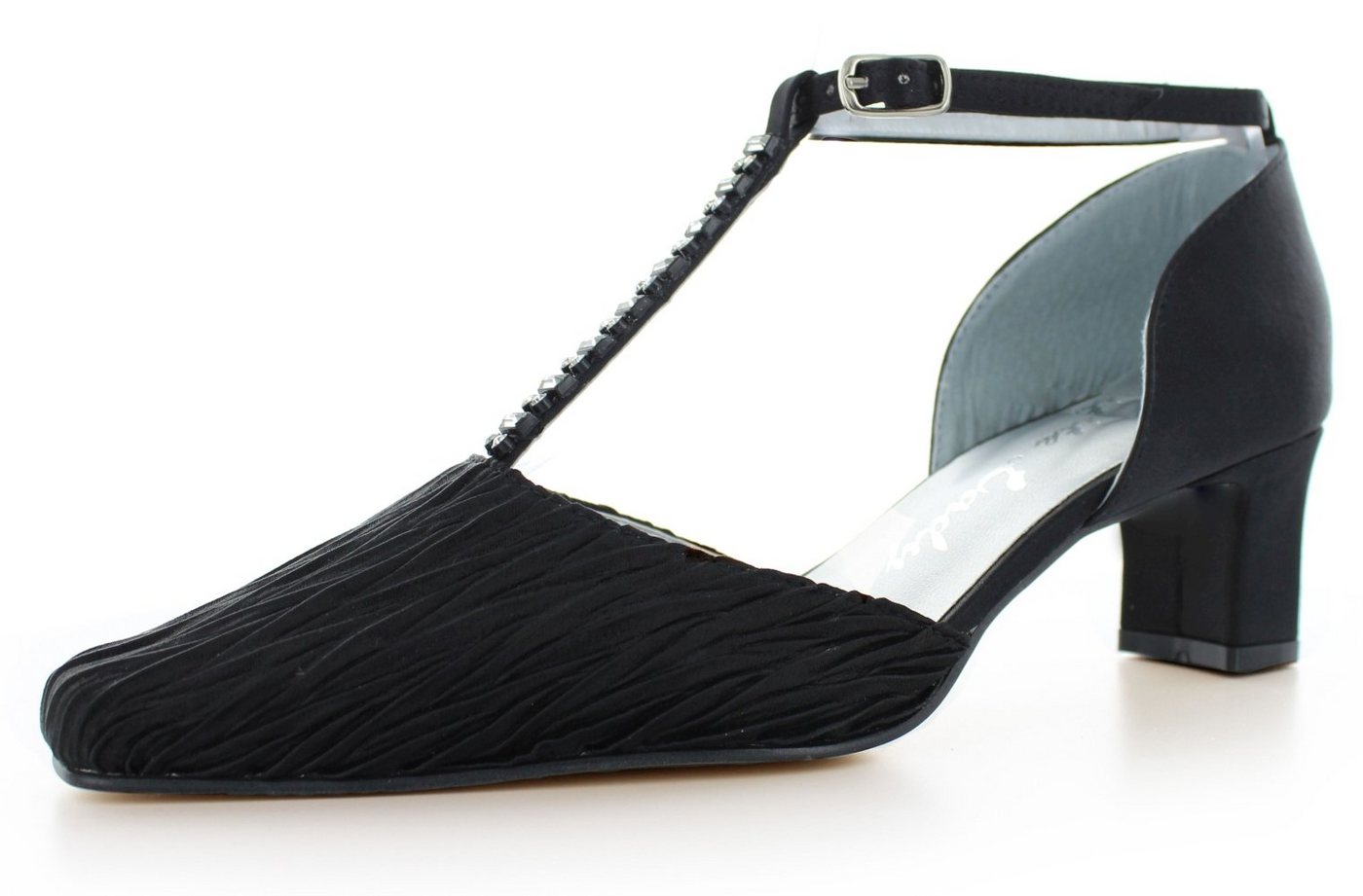 White Lady 249 Satin Pumps mit T-Steg T-Strap Pumps