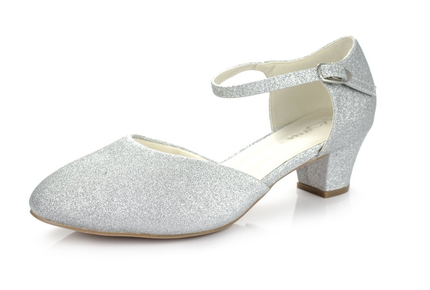 White Lady 850 weite Glitterpumps Slingpumps