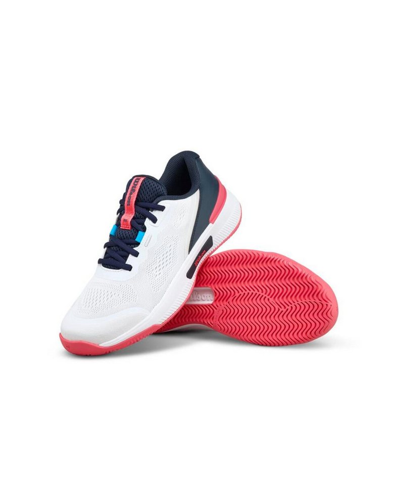 Wilson Intrigue Pro Allcourt 2025 weiss/navyblau Damen Tennisschuh