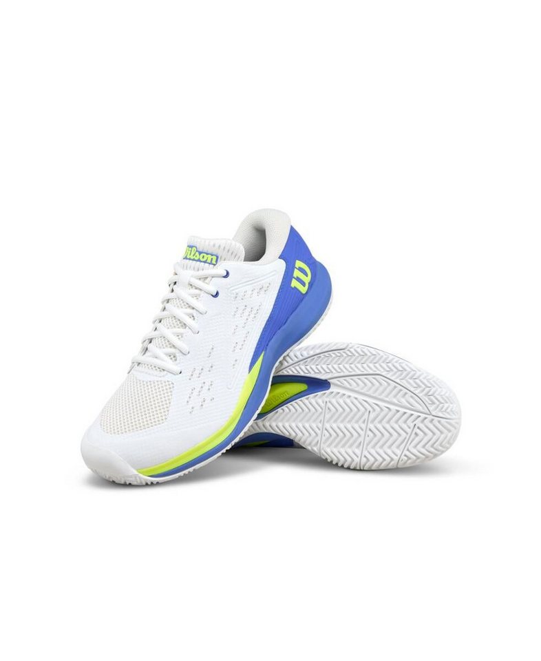 Wilson Rush Pro Ace Allcourt (2E/weit) 2025 weiss/blau Herren Tennisschuh