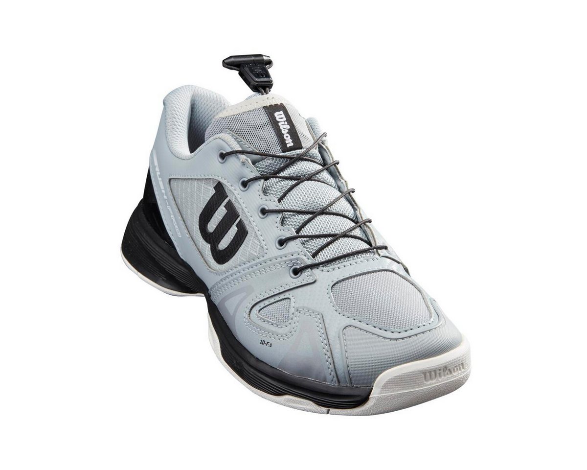 Wilson Rush Pro QL (Quicklace) Allcourt grau Kinder Tennisschuh