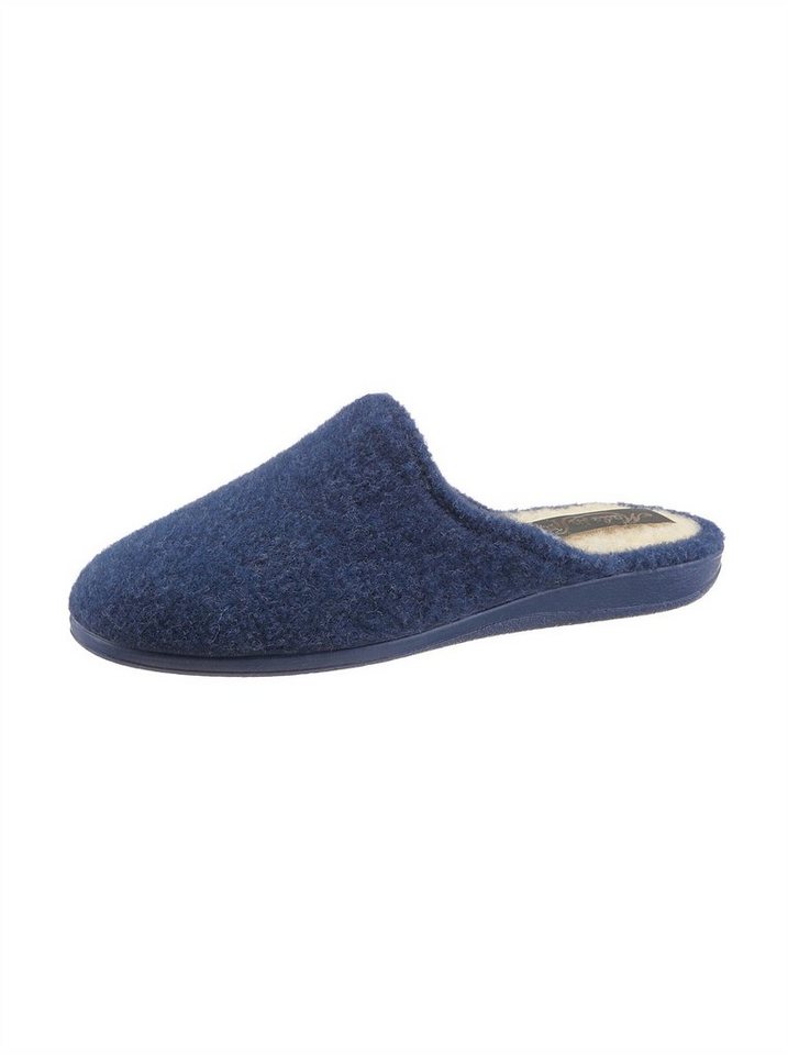 Witt Pantoffel Hausschuh (2-tlg) (beige/blau/bunt)