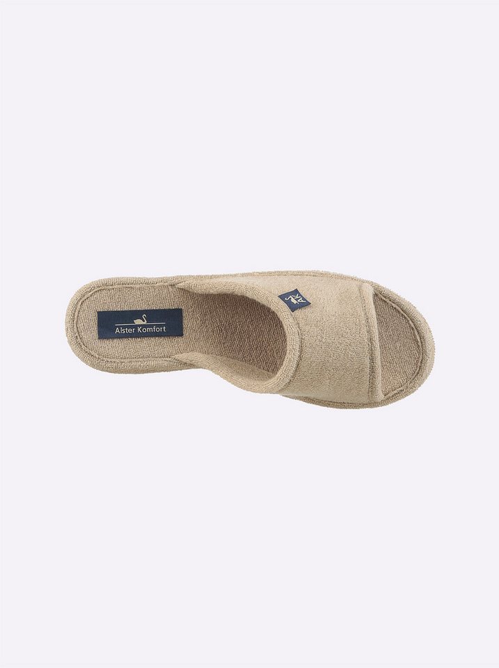 Witt Pantoffel Hausschuh (beige/braun)