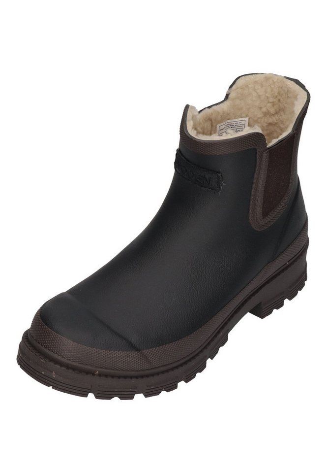 Woden LIV WARM WATERPROOF Gummistiefel Black Chocolate