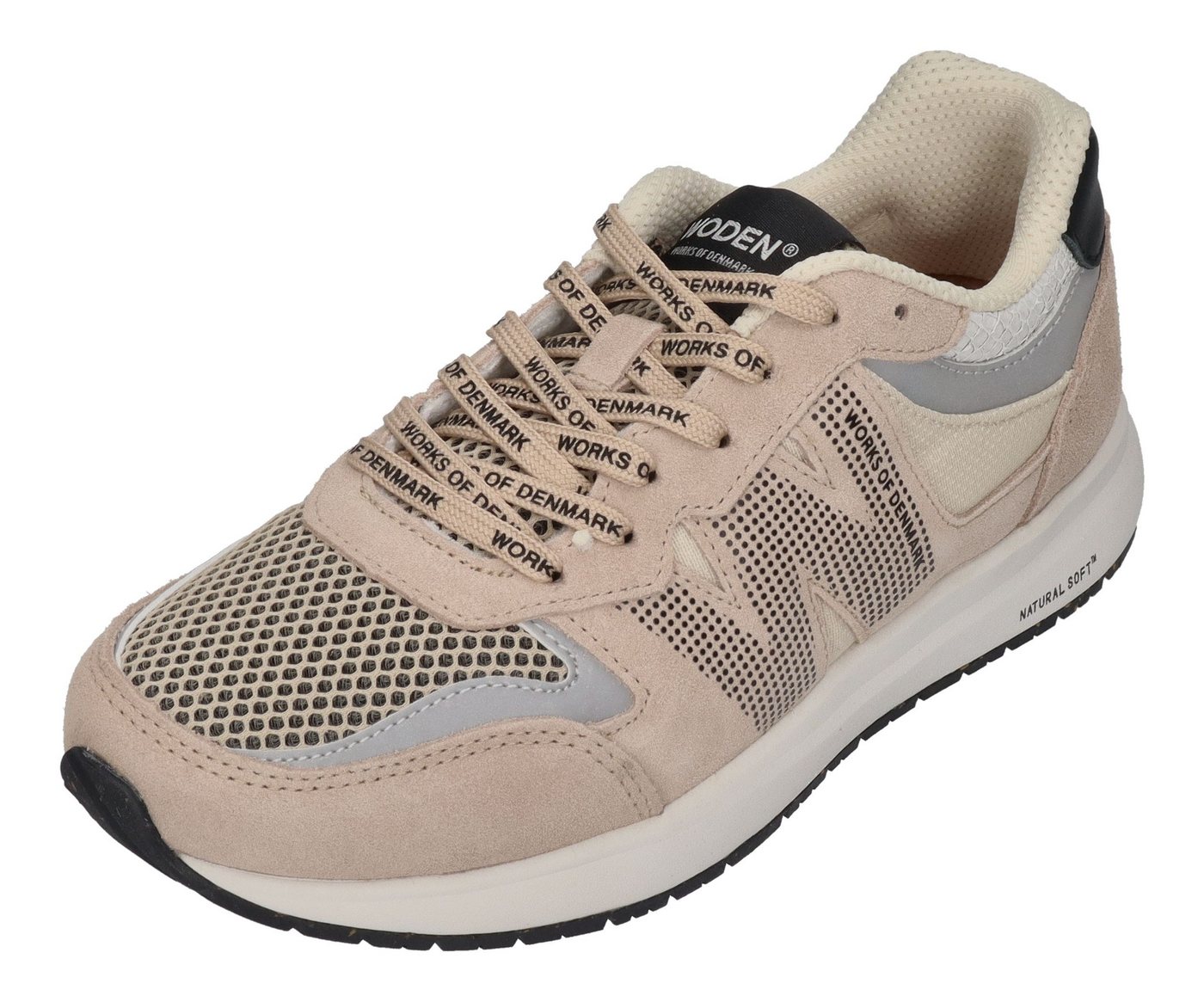 Woden RIGMOR OPEN MESH WL702 Sneaker coffee cream