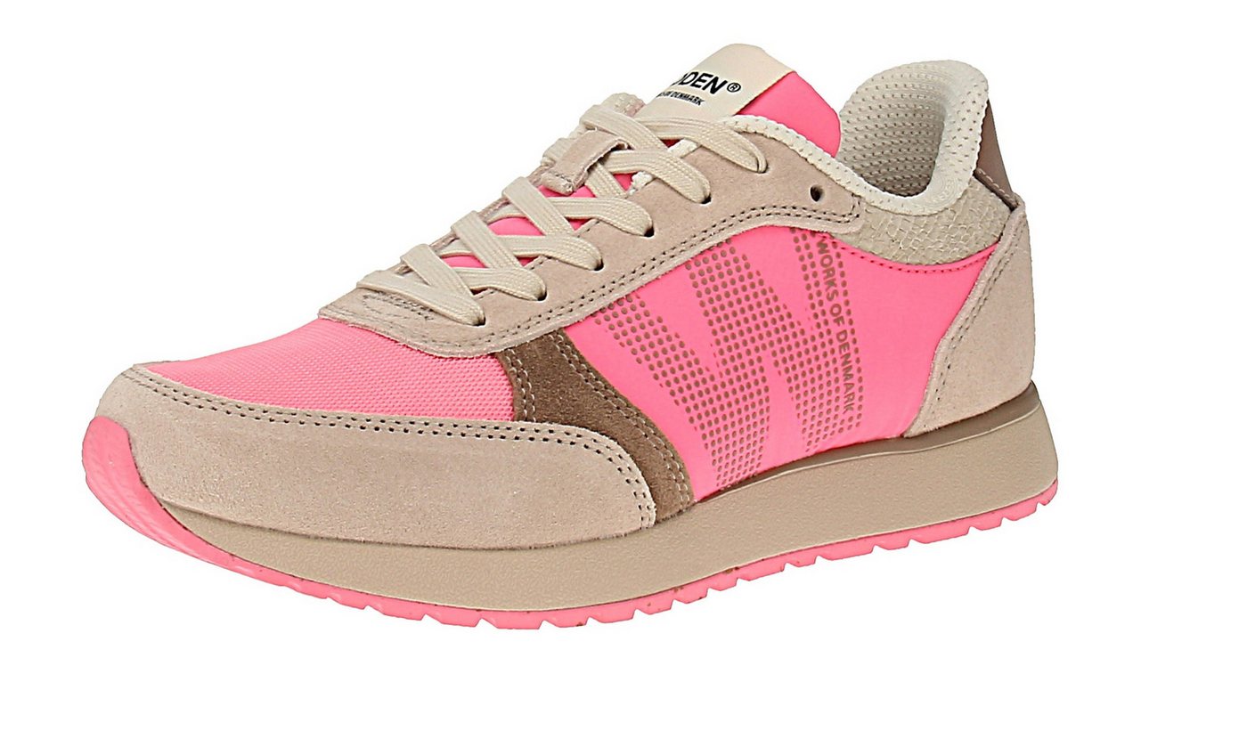 Woden WL686 Ronja Tricolor - Damen Sneaker - 377-Raspberry-Multi Sneaker