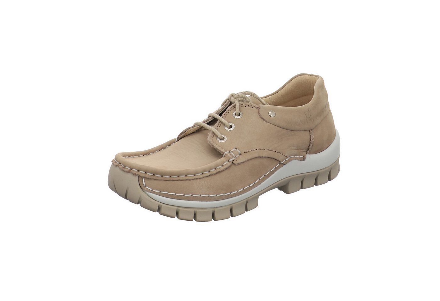 Wolky Fly Timber nubuck safari Schnürschuh