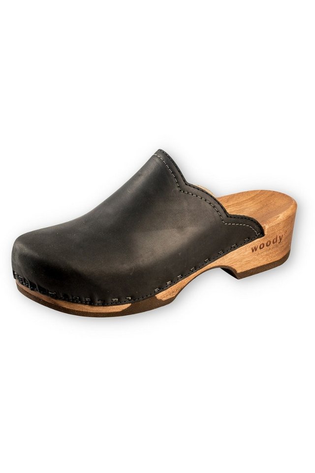 woody GmbH Clogs Damen - EMMA - schwarz Sneaker Ballerinas