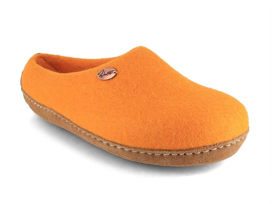 WoolFit Barfuß-Hausschuhe Footprint Hausschuh mit selbstformendem Fußbett