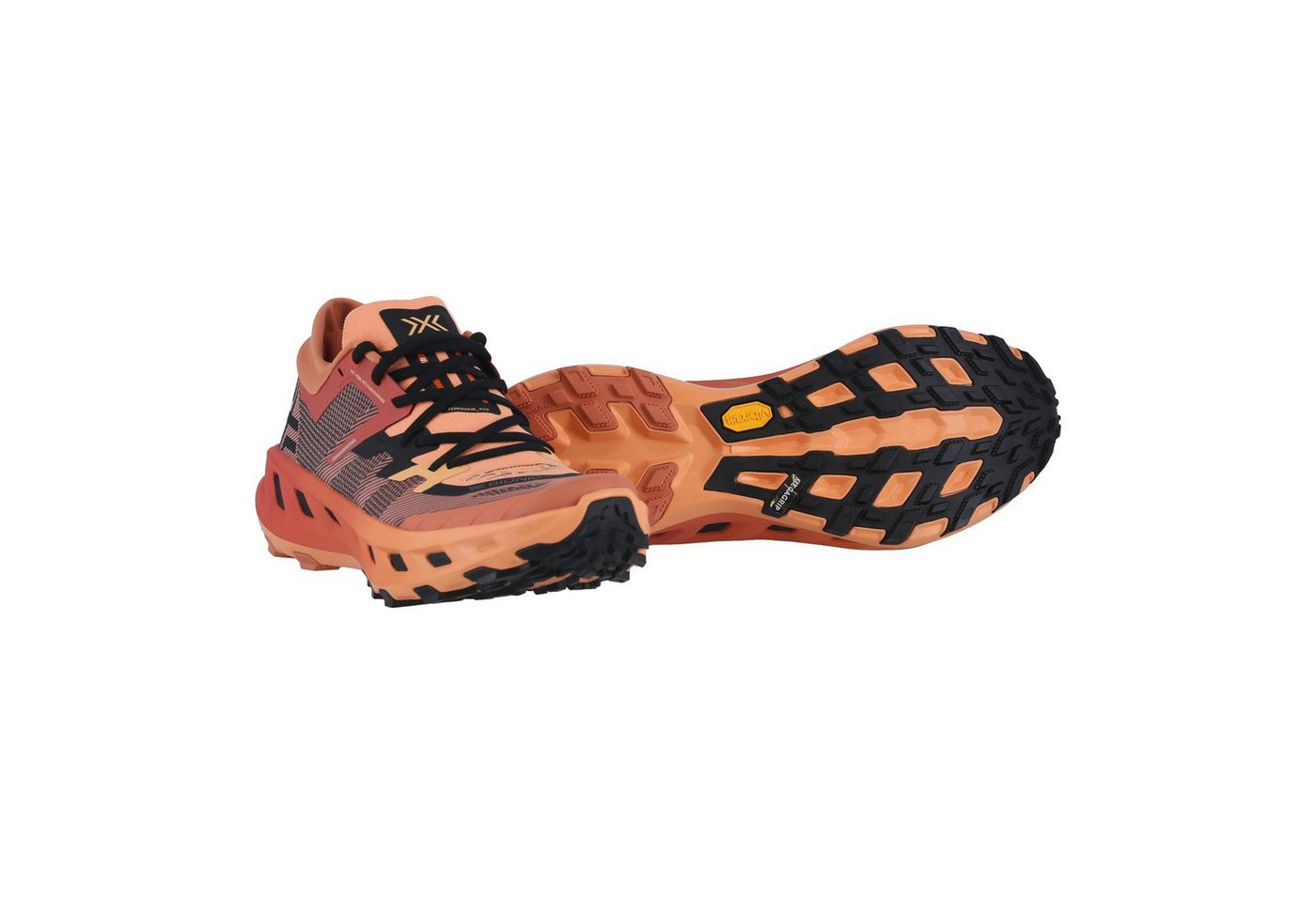 X-BIONIC Trail-Laufschuhe Terraskin X02 orange/schwarz Herren Wanderschuh