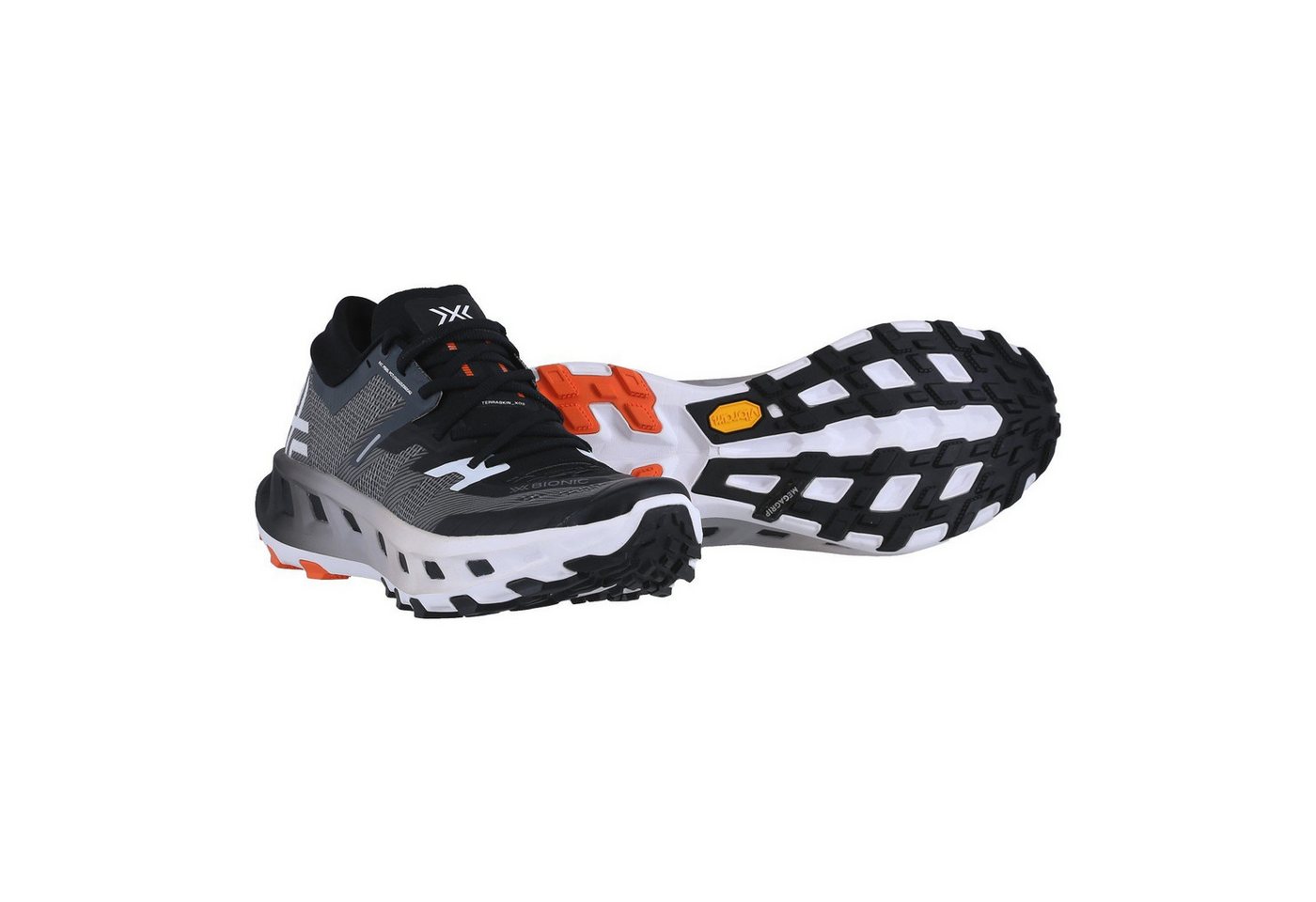 X-BIONIC Trail-Laufschuhe Terraskin X02 schwarz/weiss Herren Wanderschuh