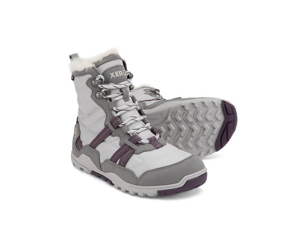 Xero Shoes Alpine Snow Boot (warm, wasserdicht, gefüttert) frostgrau/weiss Damen Winterstiefel