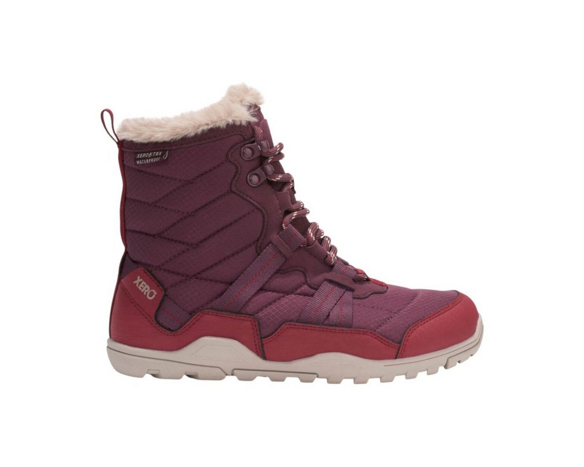 Xero Shoes Alpine Snow Boot (warm, wasserdicht, gefüttert) weinrot Damen Winterstiefel