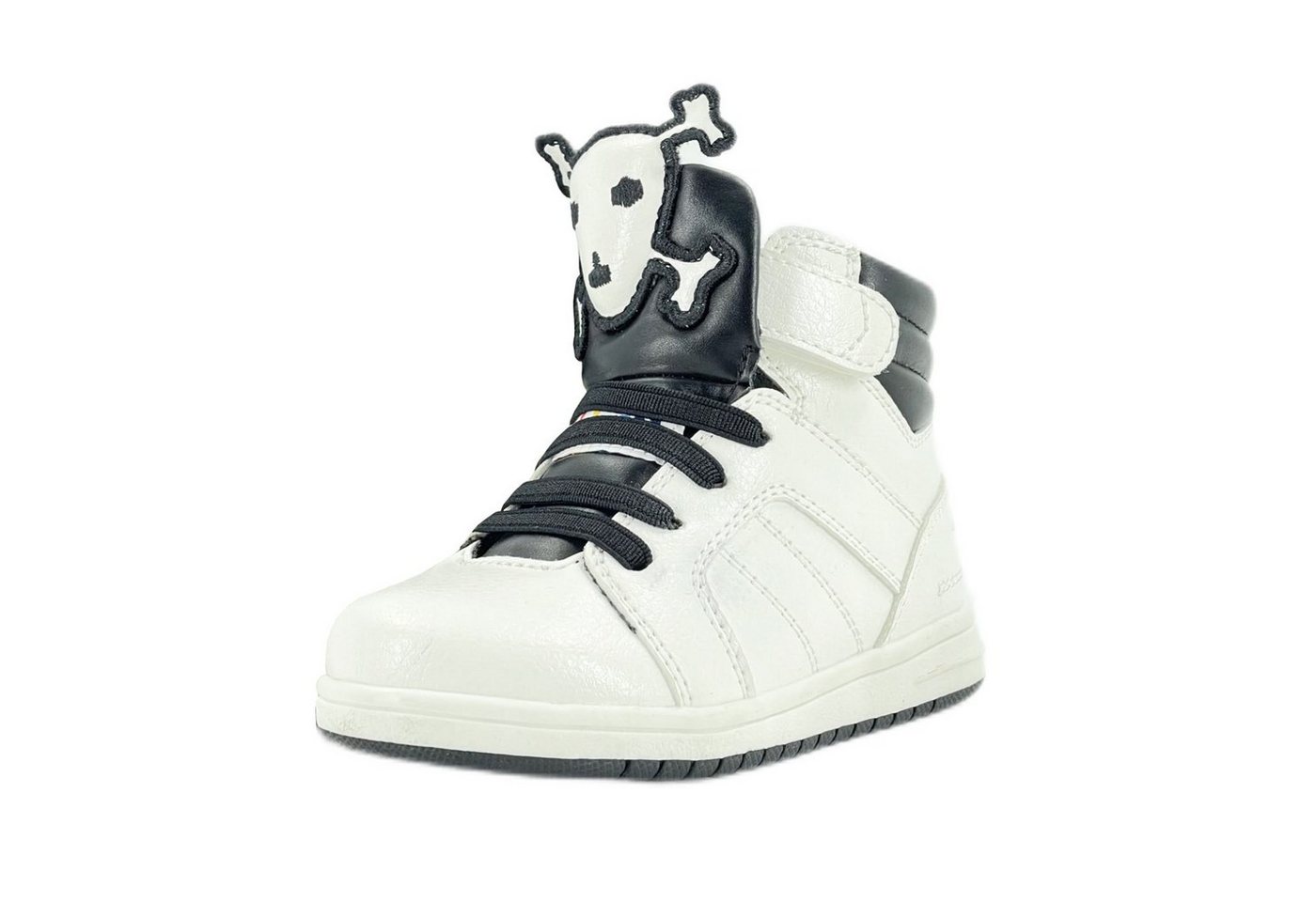 Yalion Kinderschuhe mit Schnürsenkel und Klettverschluss Baby Sneaker high Slip-On Sneaker rutschfest