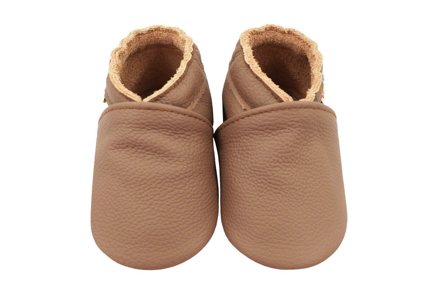 Yalion Leder Baby-Lauflernschuhe, weich, rutschfest, handgefertigt Krabbelschuh (Handgenäht, weiche, leichte, flexible, rutschfest) 100% echtes Leder Babyschuhe