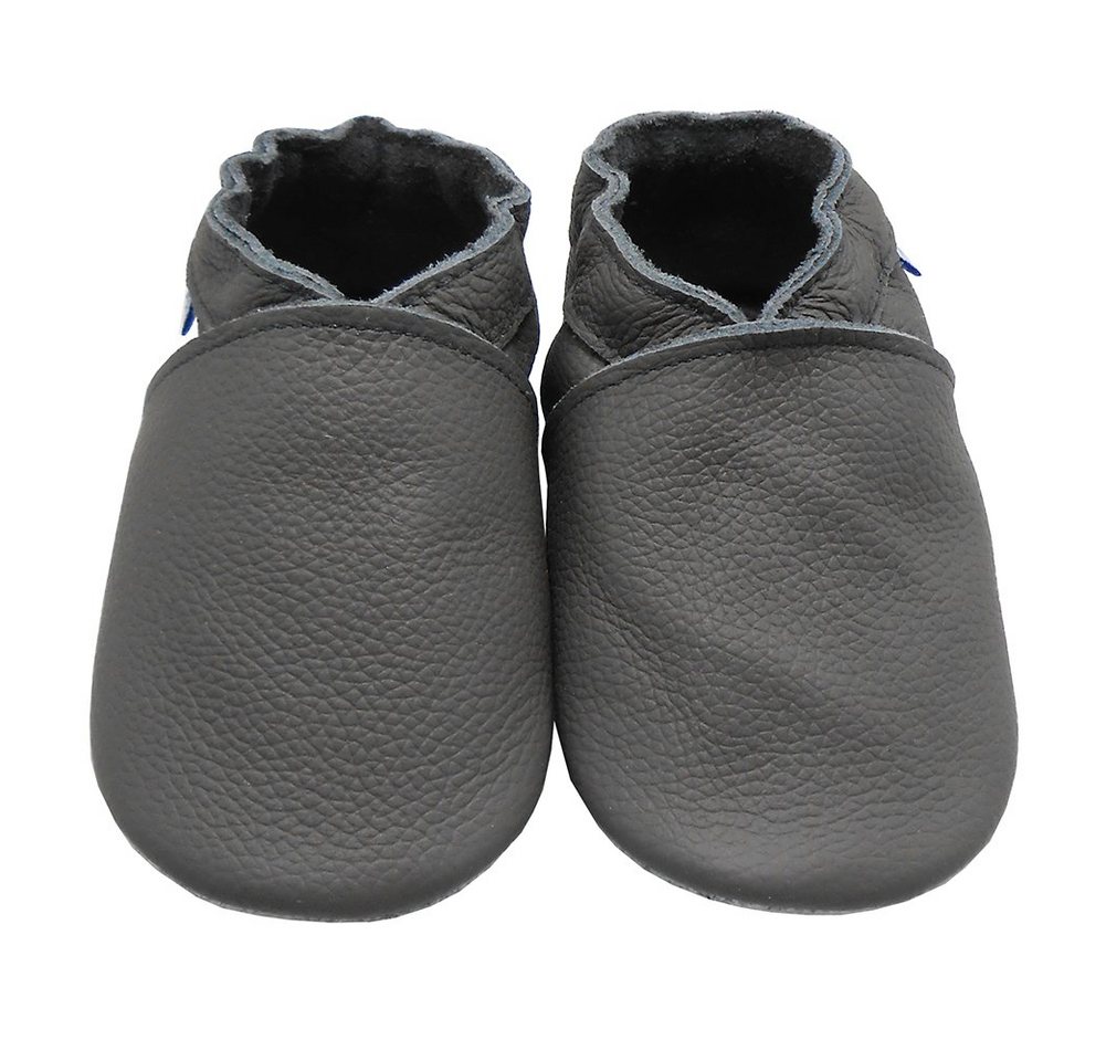 Yalion Weiche Leder Lauflernschuhe Hausschuhe Lederpuschen Schlamm Krabbelschuh