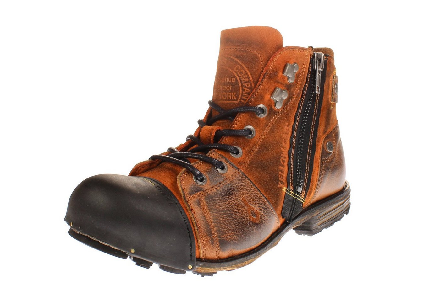 Yellow Cab y15419 industrial 2-b-800cognac-43 Stiefel
