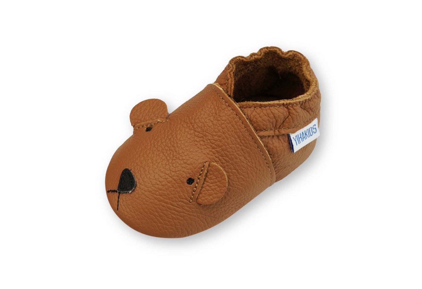 Yihakids Weiche Leder Lauflernschuhe Hausschuhe Lederpuschen Krabbelschuh